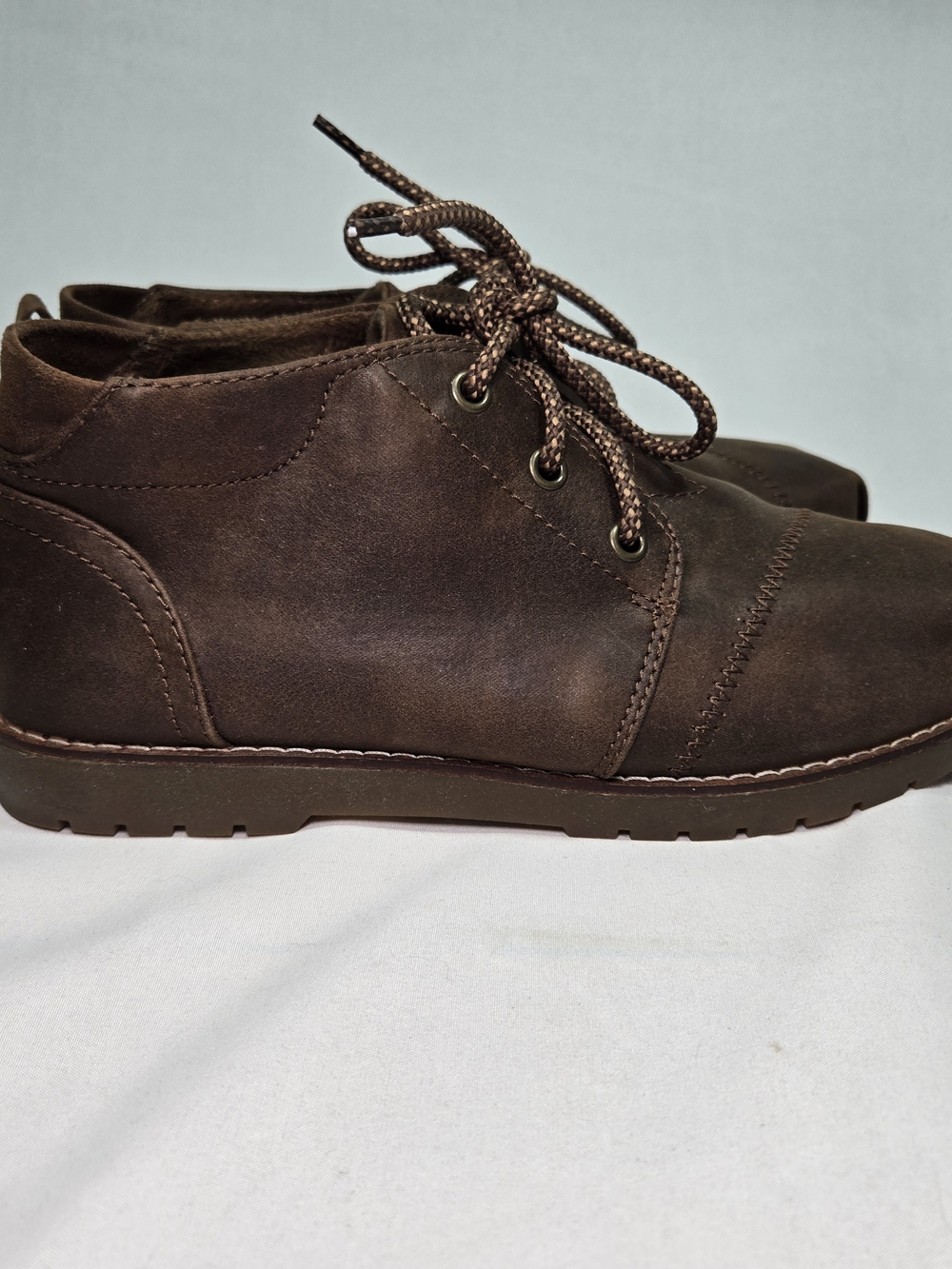 Bobs Sketchers Chill Lugs Womens 8 Chukka Ankle Bootie Casual Urban Brown